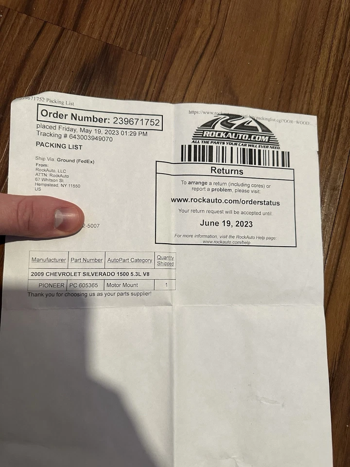 Montaje de motor para Chevy Silverado 1500 2007-2012 lado del conductor o del pasajero | delantero Foto 2 de 4