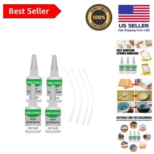 Universal Super Glue Gel - Waterproof, Shockproof Instant Bonding (Clear, 4PC)