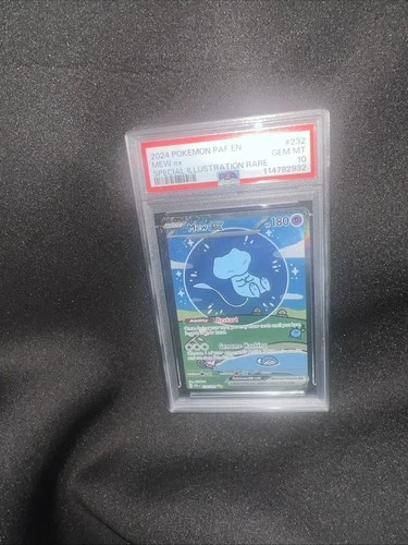 Rare Pokemon Mew EX, 2024, 232/091 SIR GM PSA 10, Bubble Mew - US Buyers Only