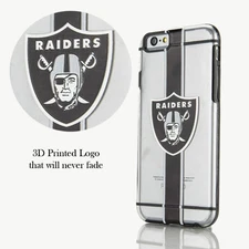 FOCO NFL Las Vegas Raiders Hydro Clear Case For iPhone 6 & 6s (4.7")