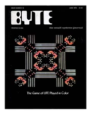 Vintage Tech Poster Wall Art - BYTE Magazine June 1976 Premium Quality