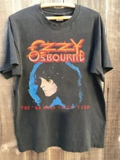 Ozzy Osbourne 1992 - No More Tears Graphic Charcoal Unisex Tshirt Men Women