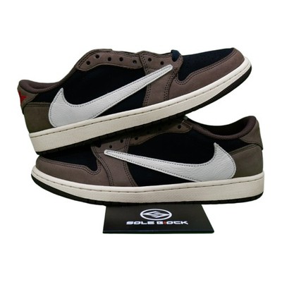 Size 7.5 - Jordan 1 x Travis Scott Low Mocha for sale online | eBay