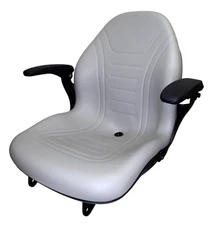 Ford New Holland Tractor Seat TC31DA TC33 TC33D TC33DA TC34DA Armrests Gray