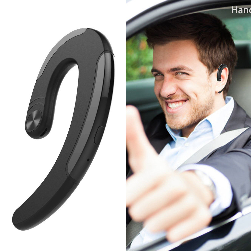 Wireless Bluetooth Headset Lightweight Earpiece Driving Earphone Hands-free Call