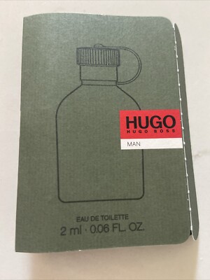 HUGO BY HUGO BOSS MEN SAMPLE VIAL 0.06 OZ 1.5 ML EAU DE TOILETTE SPLASH - LOT 25