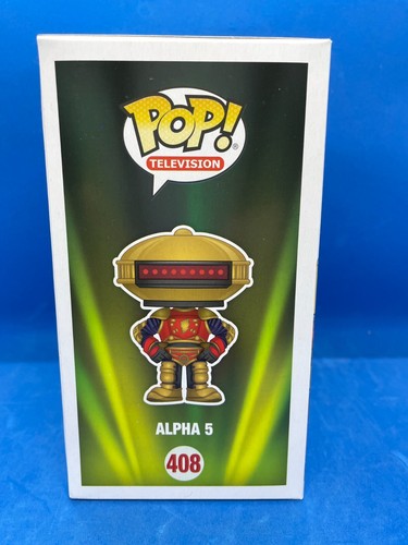 Funko Pop! Vinyl Black and Gold Alpha 5 408 Mighty Morphin Power Rangers Bait - Foto 4 di 6