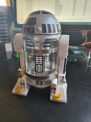 🔥🚨Vintage Disney Star Wars R2-D2 French Press Coffee Pot Maker Think Geek  EUC