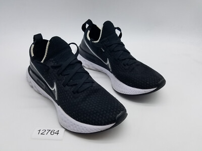 Nike React Infinity Run Flyknit Women's Size 7.5 Running Shoes Black White