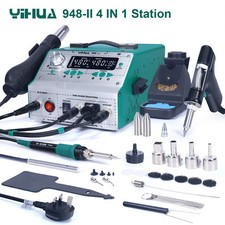 948-II 4 in 1 Tin Gun Desoldering Pump Rework Soldering Iron Station Welding Kit