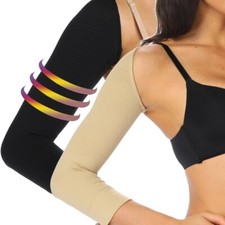 Women Compression Arm Shaper Slimming Long Sleeves Posture Corrector Shapewear