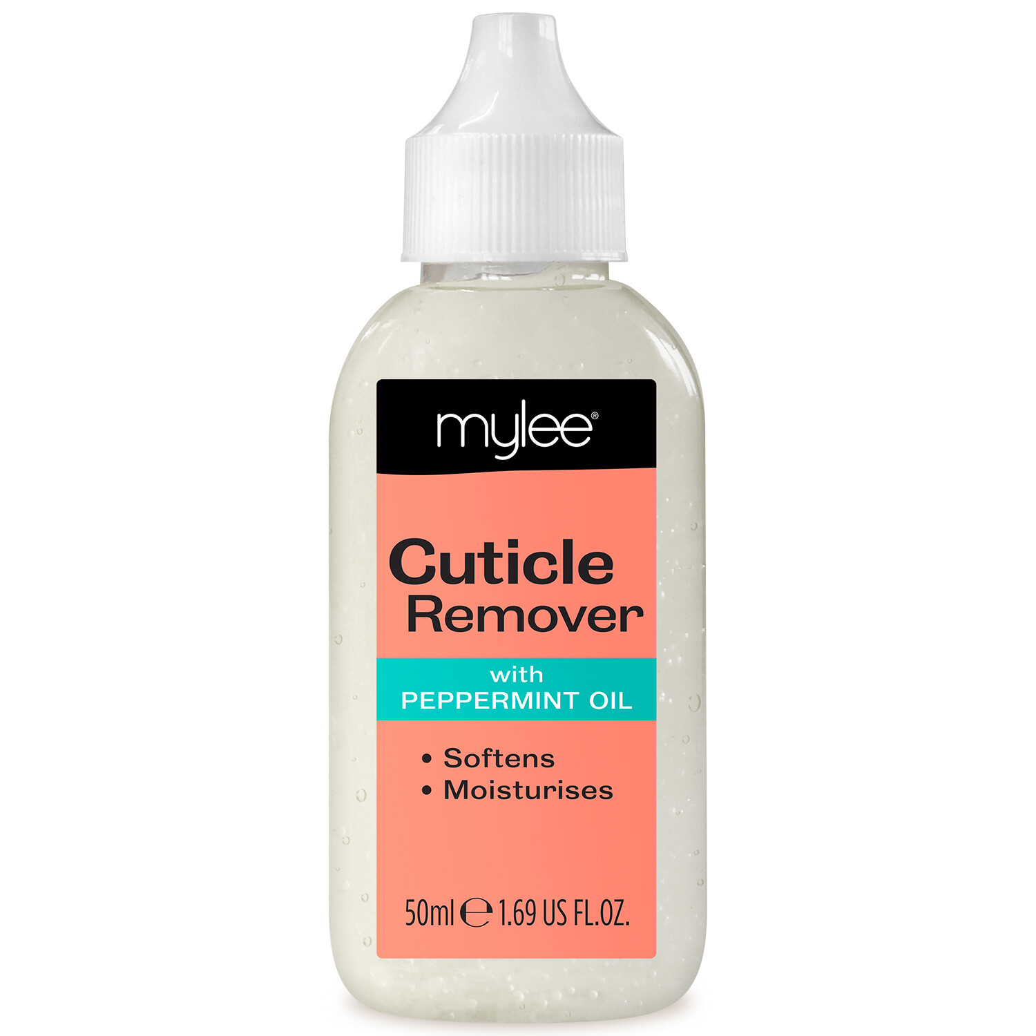 Mylee Cuticle Remover Gel Peppermint Oil Softens Moisturises Dead Skin 50ml