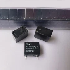 1Pce Htv HT32F-SAG-T DC12V Power Relay 10A 250VAC 4Pins New