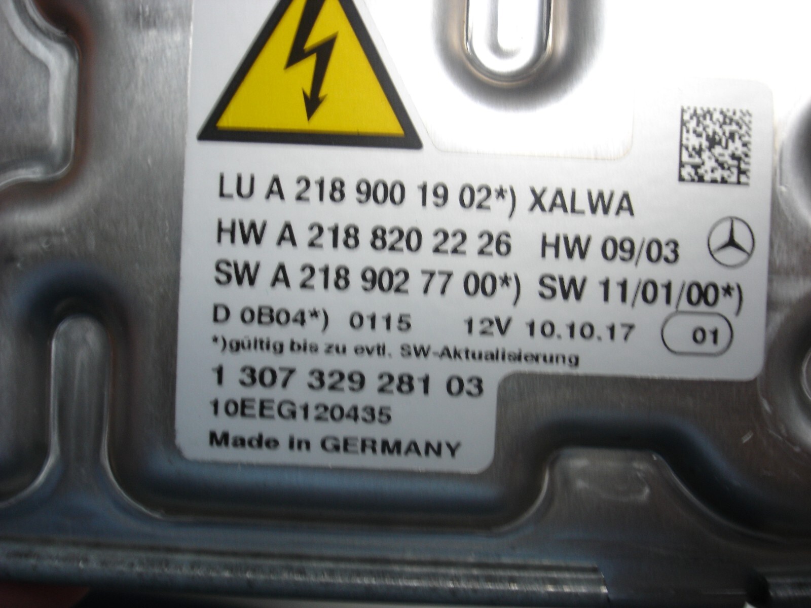 MERCEDES CLS W218 Xenon Headlight Headlamp Ballast Module Unit 