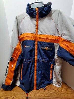 Coldwave Snowmobile Jacket Mens Sz L Power-Skin Free-Style Blue