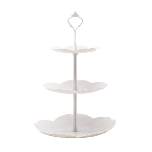 Stand Cake Afternoon Detachable Dessert Party Plate Wedding 3 PlateLayer Tea - Picture 4 of 21