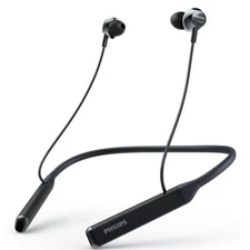 PHILIPS Bluetooth Neckband Headphones, Wireless Earbuds IPX5 Waterproof
