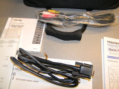 Toshiba TLP-380 Digital Multimedia Projector 2000 Lumens, Extra Bulb, Lamp 256H - Picture 5 of 12