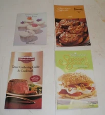 Lot Of 4 Cook Booklets - Omaha Steaks, Pampered Chef, Martha Stewart, Heinen's