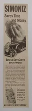 1933 Simoniz Kleener Advertisement