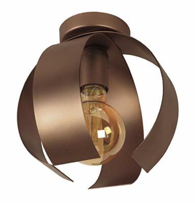 Modernes Design 1 Lampe Metall Anhänger in schwarz/Bronze von Tossel @ Wayfair UVP £46
