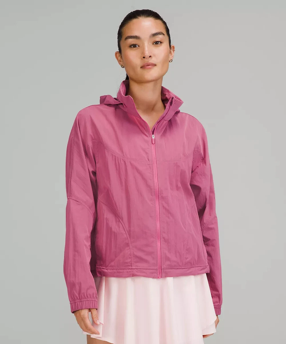 NWT Lululemon Lightweight Hooded Jacket SIZE 6 Pink Blossom-LW4BR5S PBOL