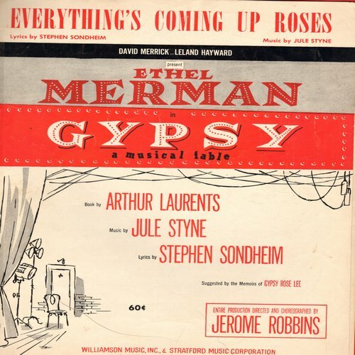 Merman, Ethel - Everything's Coming Up Roses - SHEET MUSIC | eBay