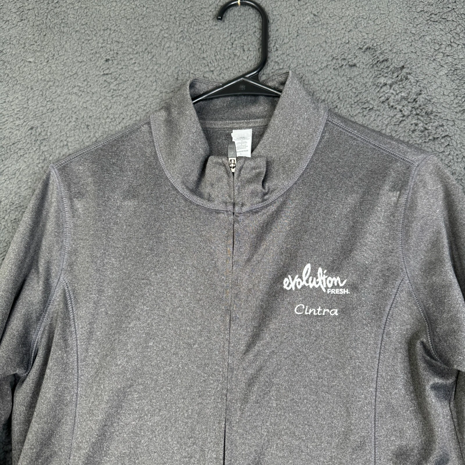 alo-yoga full zip gym athleisure thumbholes logo jacket