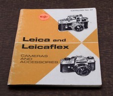 1968 Leitz Leica Leicaflex Camera and Accessories Catalog No. 41 Vintage Photos