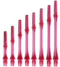 COSMO FIT SHAFT GEAR SLIM-LOCKED DART SHAFTS - CLEAR PINK - SET OF 3