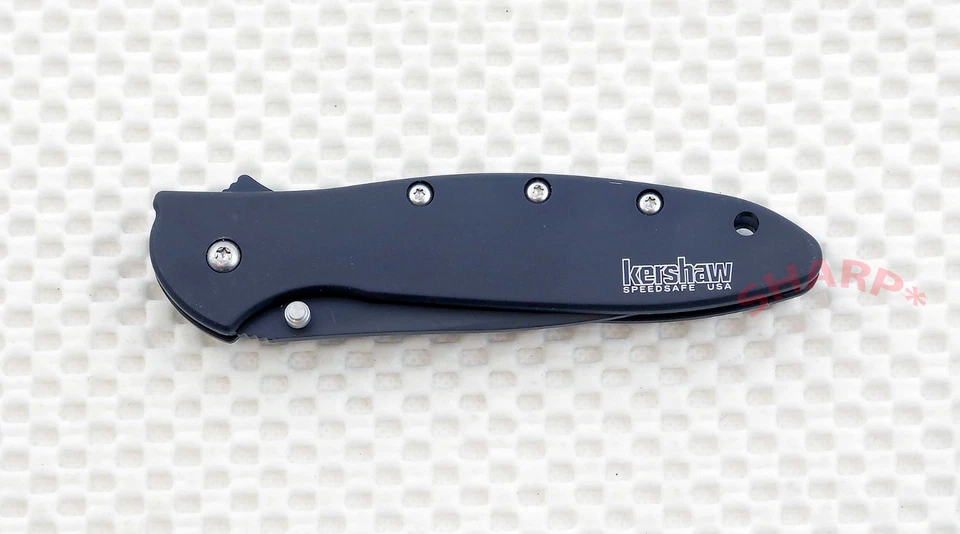 1660CKT Leek Kershaw pocket knife New Flag logo PLAIN edge 1660 A/O USA BLEM - Image 4 of 4