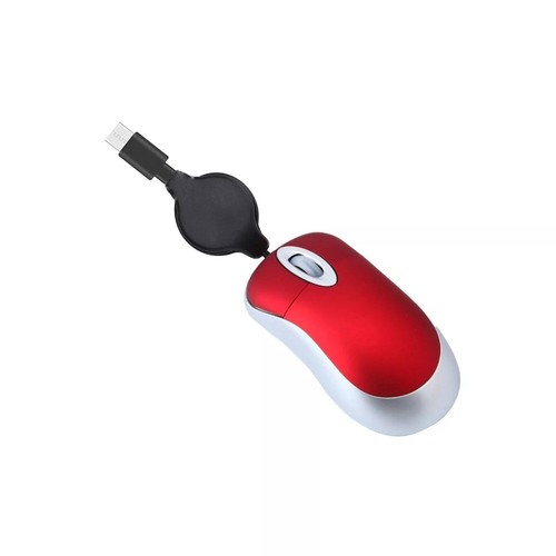 Retractable Cable Wired Mouse Mini Computer Mouse Creative USB C Mouse - Picture 12 of 15