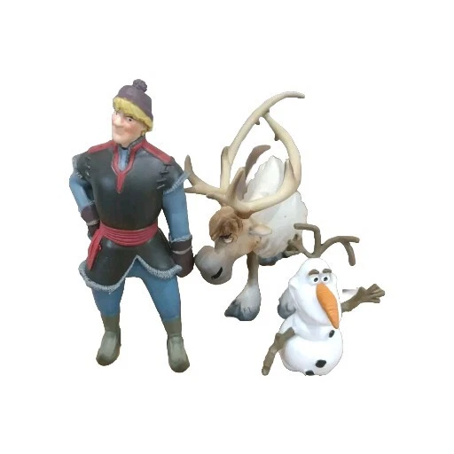 Disney Frozen figures by Bullyland X 3  Hand Painted Good Condition Collectors  - Image 2 of 4