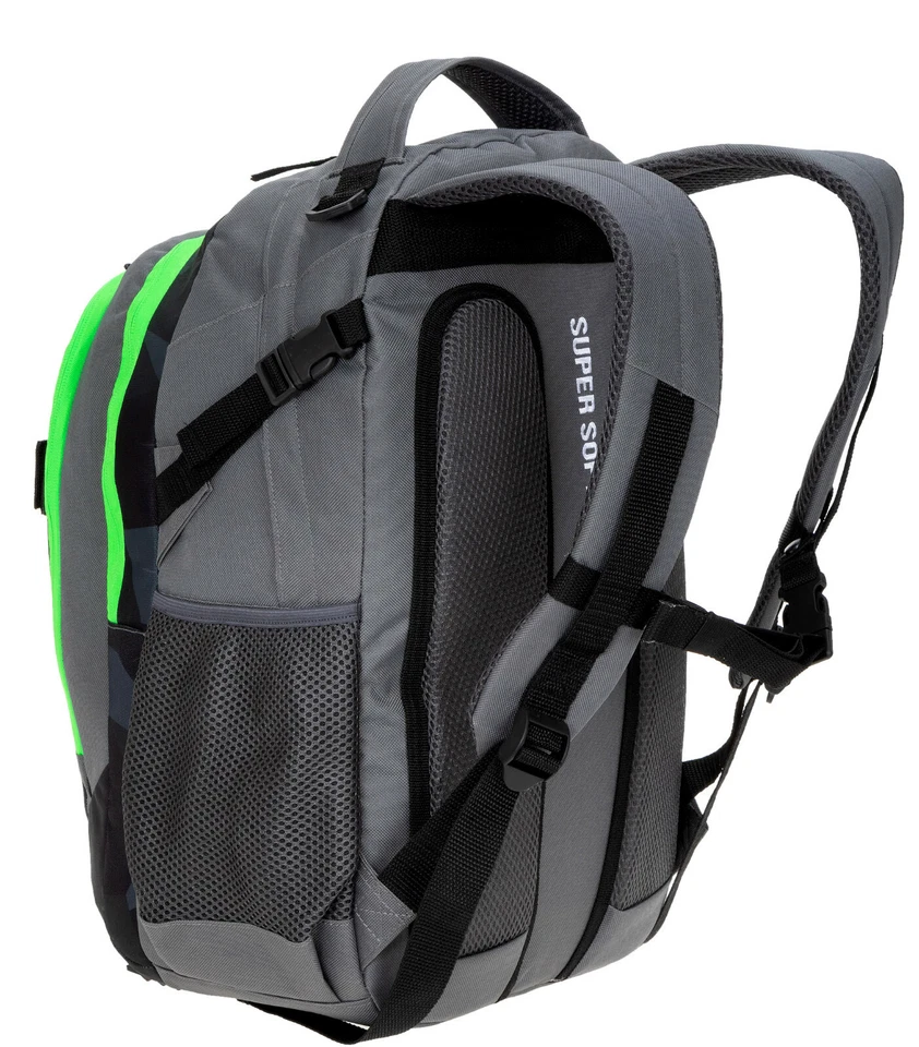 Schulrucksack Jungen 4 T Set Rucksack Elephant Signature 12770 Cyber Camo Grün r - Bild 4 von 4