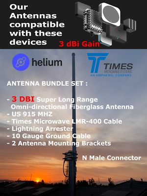 Bingfu Lora Antenna 915mhz 3dbi Helium Miner Magnetic Base HNT Omnidirectional A