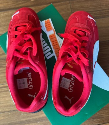 NEW Puma Speedcat OG Red Women's Size 6.5 White 400986 02 Rihanna