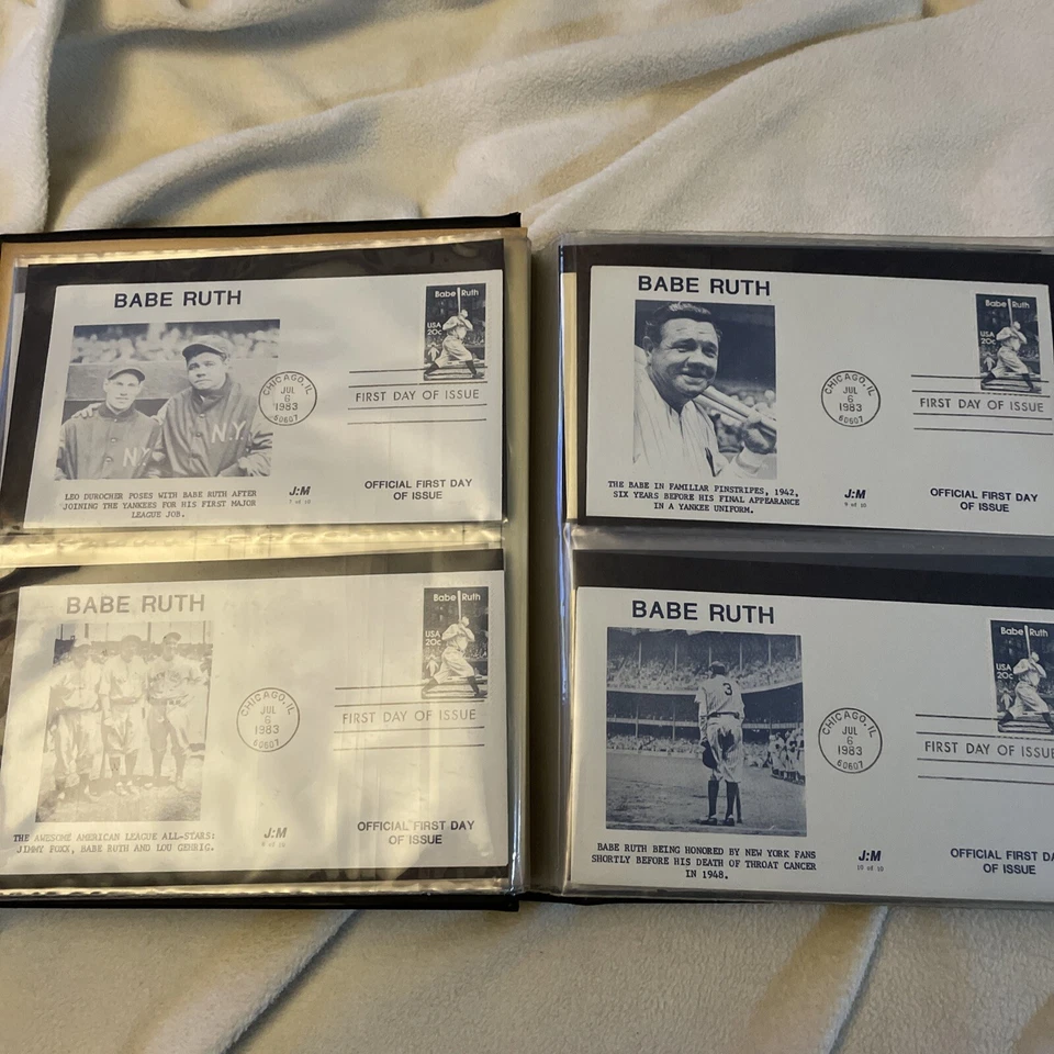 Babe Ruth  J:M 1983 Chicago IL Baseball Yankees Red Sox Set of 52 Good Condition - Image 3 of 4