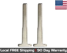 2x New Replacement Key Fob Uncut Insert Blade for Select Ford Vehicles