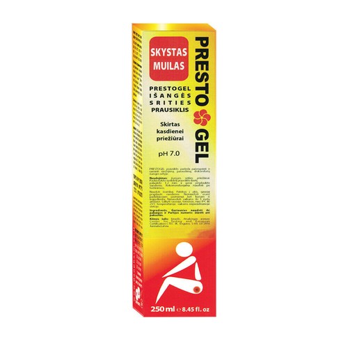 PrestoGel Analreiniger pH 7,0 für Hämorrhoiden престо гел, 250 ml - Picture 5 of 6