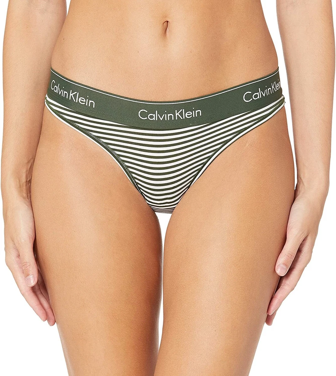 Calvin Klein Women's 237511 Modern Cotton Thong Panty Underwear