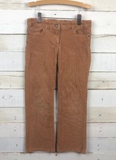 Girls MINI BODEN Sz 8y Tan Brown Corduroy Casual Pants adjustable waist