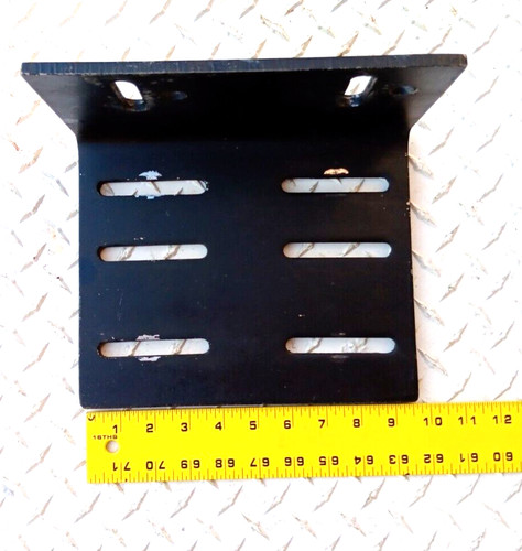 6"x8"x 9-1/2" Long,  Steel Angle Bracket, 1/4" Thick, Heavy Duty Motor Mount