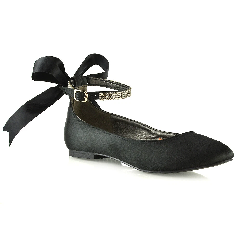 Ladies black cheap ballet shoes