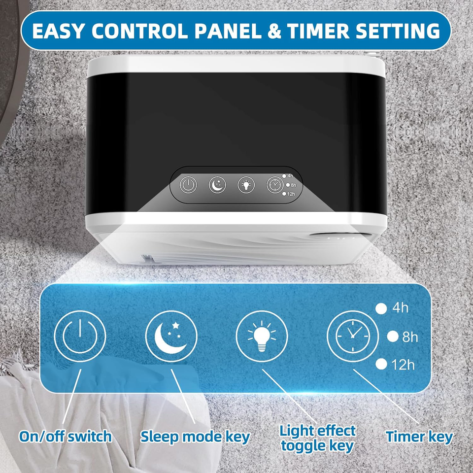 Dehumidifier 980 Sq.Ft, 118 Oz Dehumidifier for Home for Basement