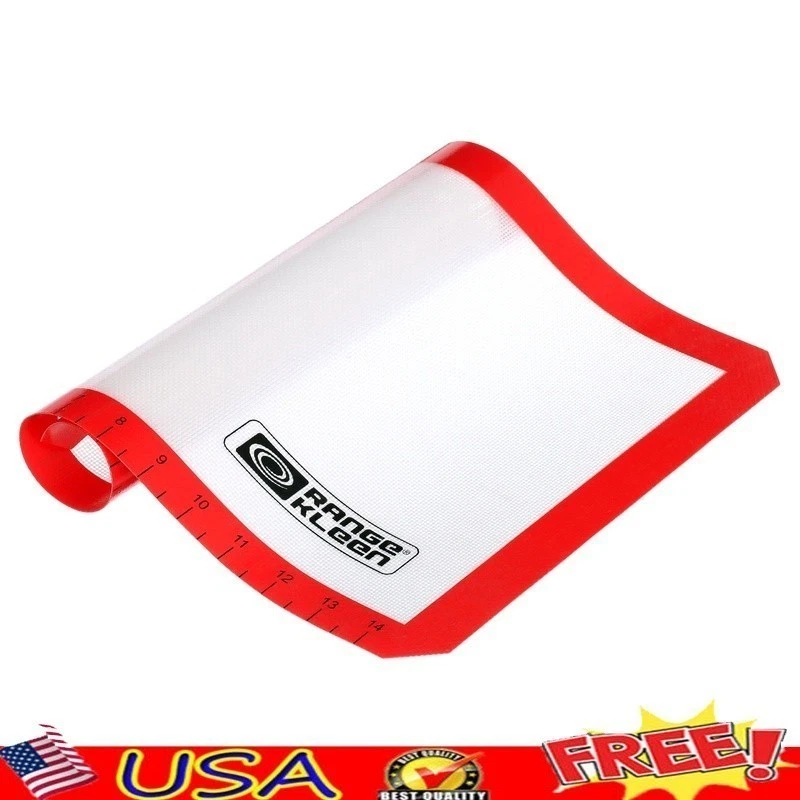 Non-Stick Silicone Baking Mat Pastries & Cookies Freezer Oven Safe Reusable New