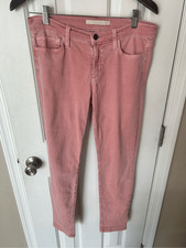 Joes jeans salmon color or light red ankle straight size 29 cotton made in USA