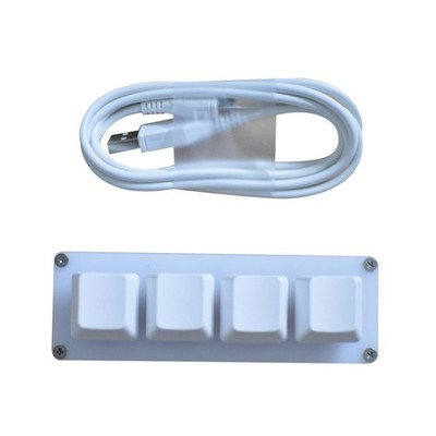 4-key Keypad Keyboard USB Mini Mechanical Keyboard DIY Custom Shortcut Macro b