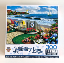 MasterPieces Memory Lane Coastal Getaway 300 Large EZ Grip Pieces Jigsaw Puzzle