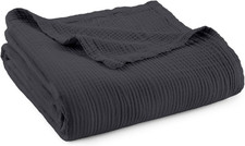 100 Cotton Organic Muslin Throw Blanket for Adults GOTS  Fairtrade Certified O