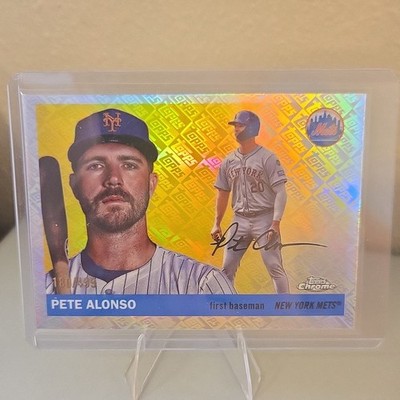 Topps Chrome 2025 Pete Alonso New York Mets Topps Foil #193 Serial #/499